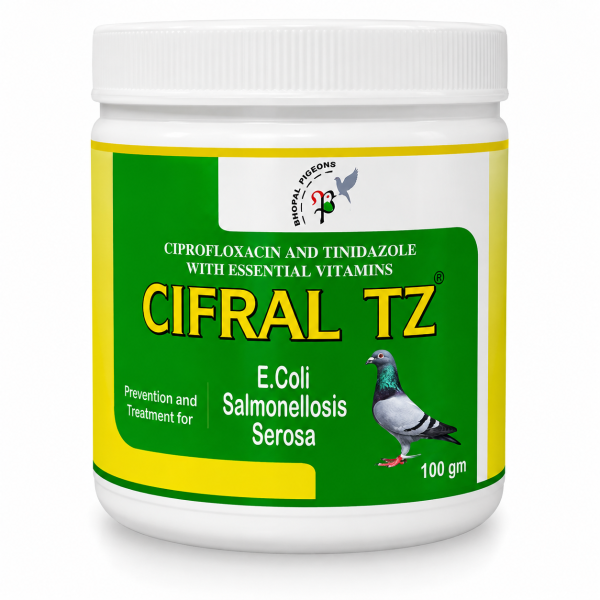 Cifral TZ for Pigeons | Ciprofloxacin & Tinidazole with Essential Vitamins