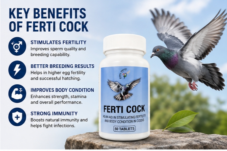 Bhopal Pigeons Ferti Hen – 50 Tablets | Fertility & Breeding Support Supplement for Hens - Image 3
